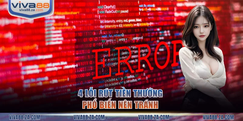 4 lỗi rút tiền thưởng phổ biến nên tránh 