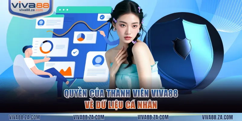 Quyền của thành viên VIVA88 về dữ liệu cá nhân