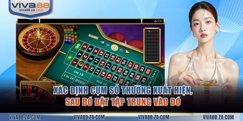 Xác định cụm số thường xuất hiện, sau đó đặt tập trung vào đó